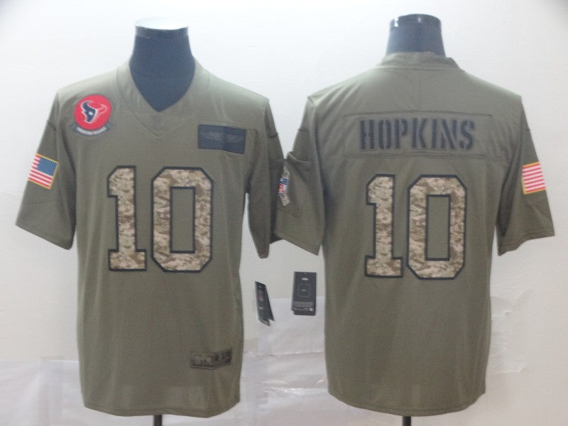 Men’s Houston Texans DeAndre Hopkins #10 Brown Jersey