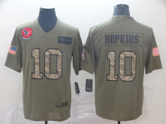 Men’s Houston Texans DeAndre Hopkins #10 Brown Jersey