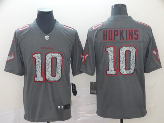 Men’s Houston Texans DeAndre Hopkins #10 Gray Jersey