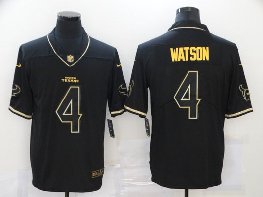 Men’s Houston Texans Deshaun Watson #4 Black Jersey