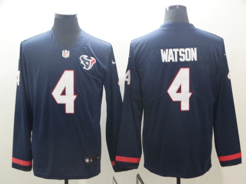 Men’s Houston Texans Deshaun Watson #4 Navy Alternate Jersey