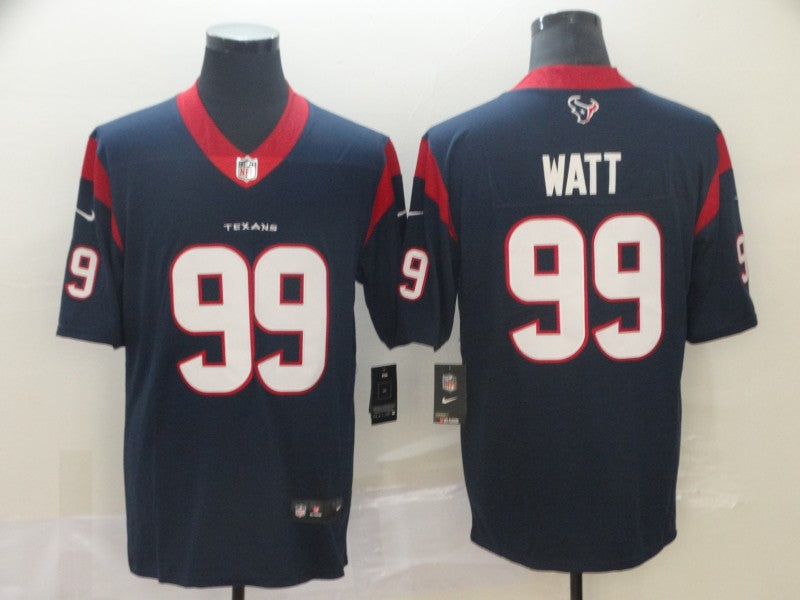 Men’s Houston Texans J.J. Watt #99 Navy Jersey