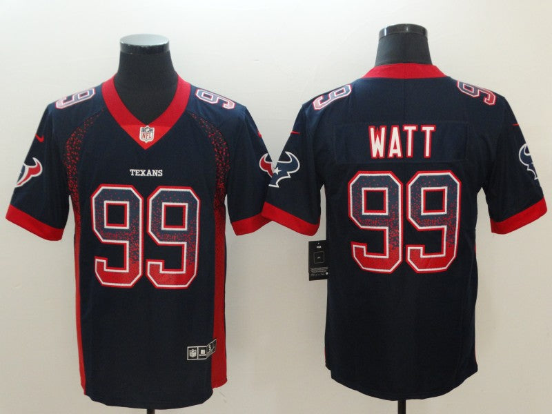 Men’s Houston Texans J.J. Watt #99 Navy Jersey