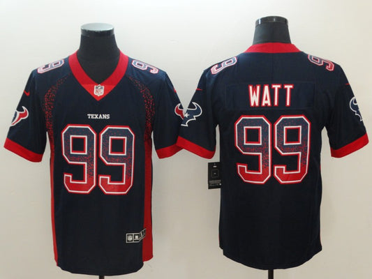 Men’s Houston Texans J.J. Watt #99 Navy Jersey