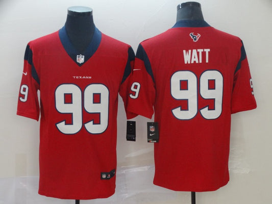 Men’s Houston Texans J.J. Watt #99 Red Jersey