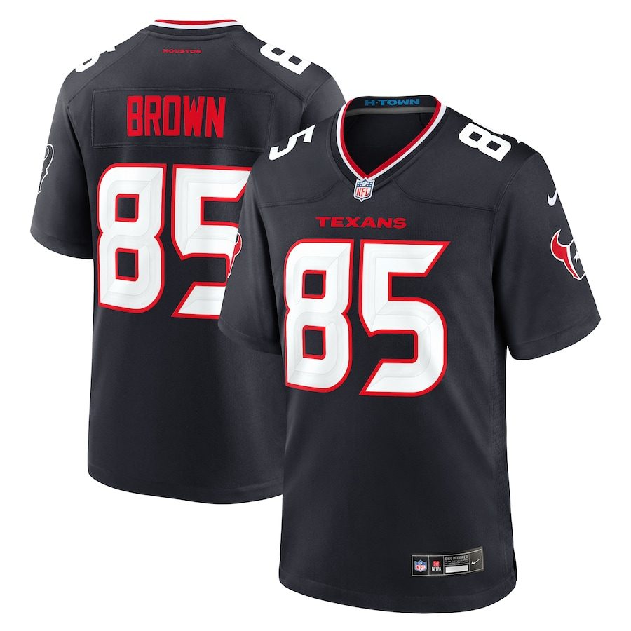 Men’s Houston Texans Noah Brown #85 Navy Team Jersey