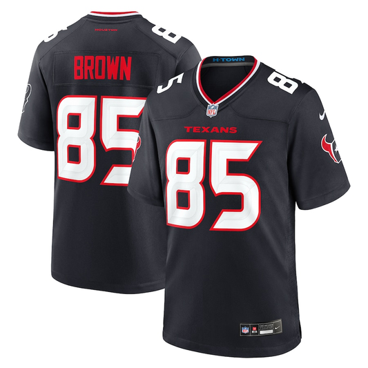 Men’s Houston Texans Noah Brown #85 Navy Team Jersey