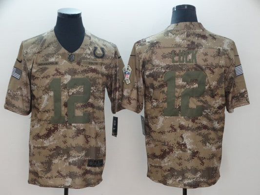 Men’s Indianapolis Colts Andrew Luck Camouflage Jersey