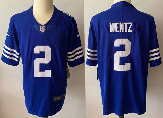 Men’s Indianapolis Colts Carson Wentz #2 Blue Jersey