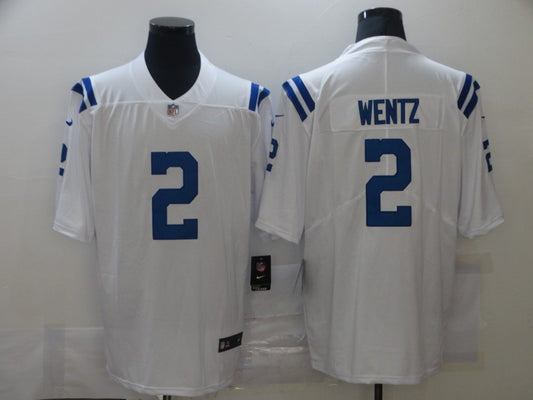 Men’s Indianapolis Colts Carson Wentz #2 White Jersey