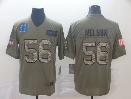 Men’s Indianapolis Colts Quenton Nelson #56 Brown Jersey