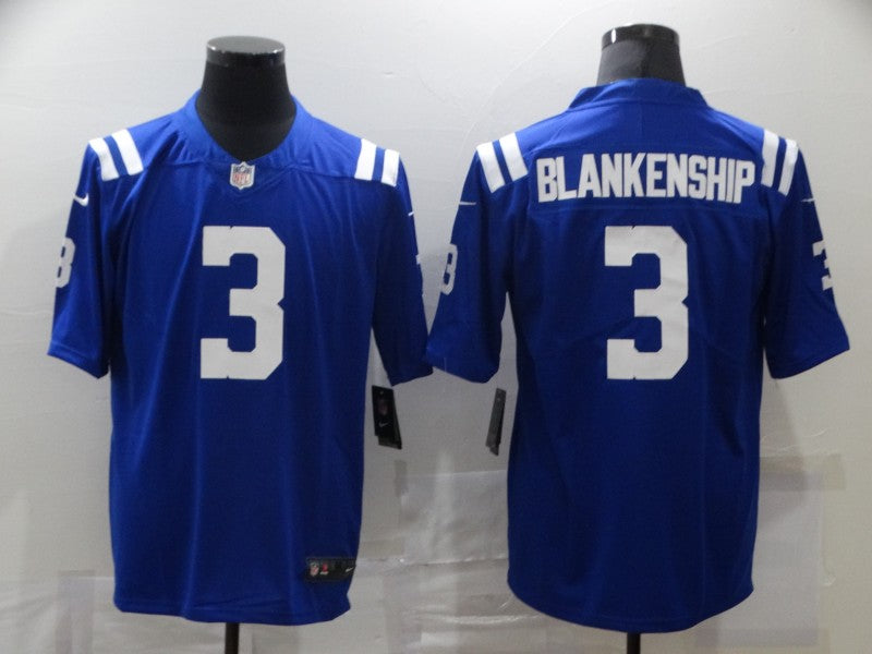 Men’s Indianapolis Colts Rodrigo Blankenship #3 Blue Jersey