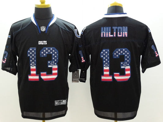 Men’s Indianapolis Colts T.Y. Hilton #13 Black Jersey