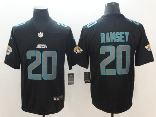 Men’s Jacksonville Jaguars Jalen Ramsey #20 Black Jersey