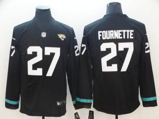 Men’s Jacksonville Jaguars Leonard Fournette #27 Black Jersey