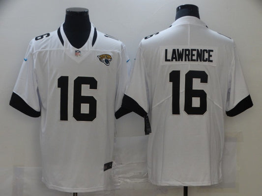 Men’s Jacksonville Jaguars Trevor Lawrence #16 White Jersey