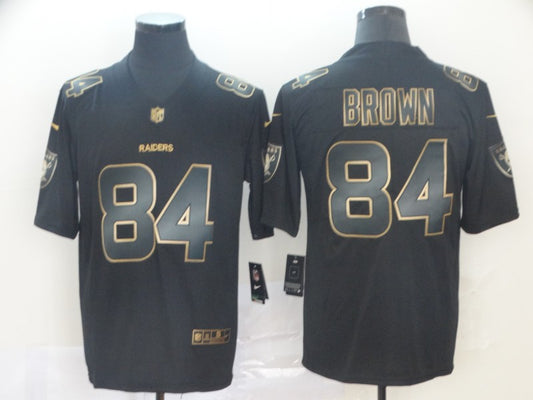 Men’s Las Vegas Raiders Antonio Brown #84 Black Jersey