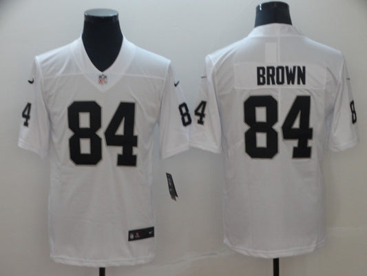 Men’s Las Vegas Raiders Antonio Brown #84 White Jersey