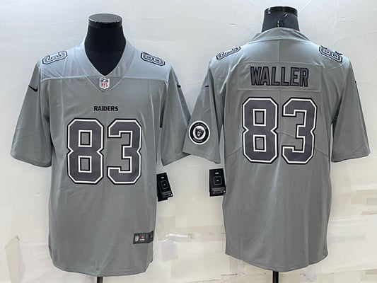 Men’s Las Vegas Raiders Darren Waller #83 Gray Atmosphere Jersey