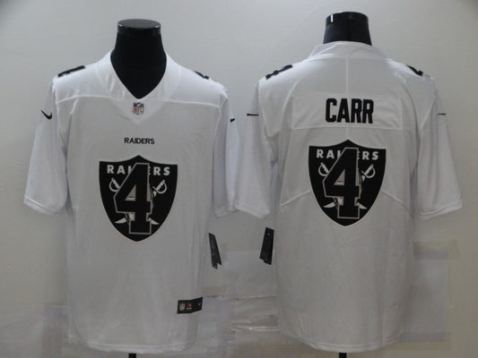 Men’s Las Vegas Raiders Derek Carr #4 White Jersey