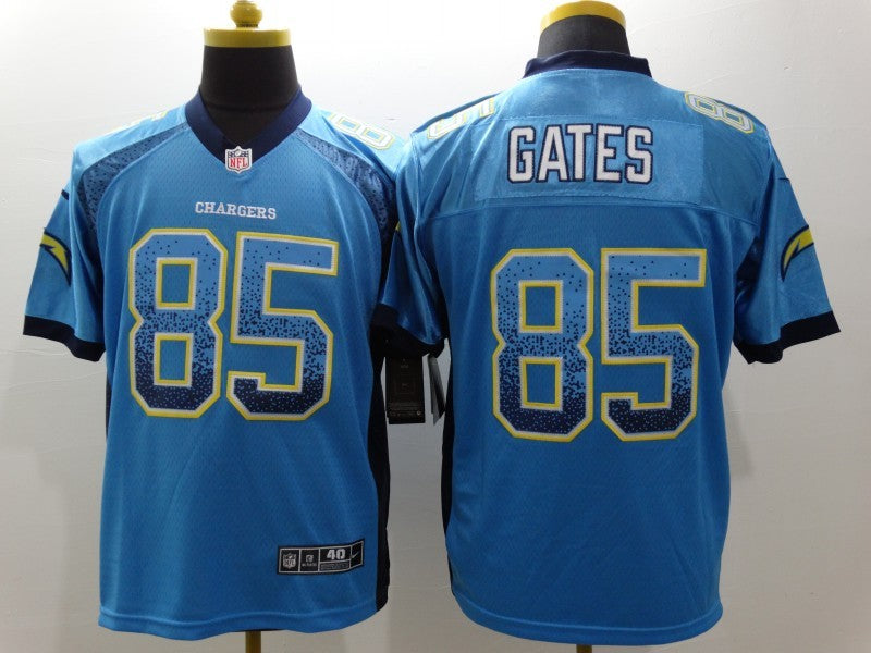 Men’s Los Angeles Chargers Antonio Gates #85 Blue Jersey