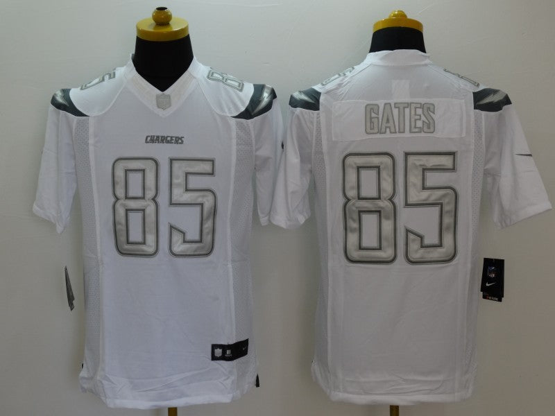 Men’s Los Angeles Chargers Antonio Gates #85 White Jersey