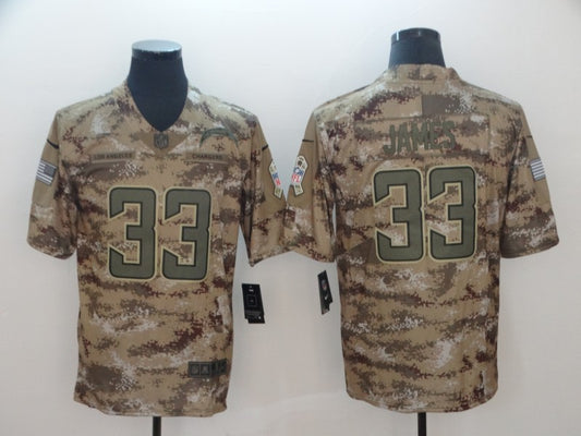 Men’s Los Angeles Chargers Derwin James #33 Camouflage Jersey