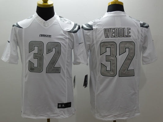Men’s Los Angeles Chargers Eric Weddle #32 White Jersey