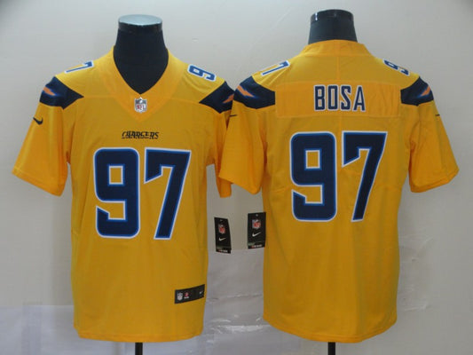 Men’s Los Angeles Chargers Joey Bosa #97 Yellow Inverted Legend Jersey