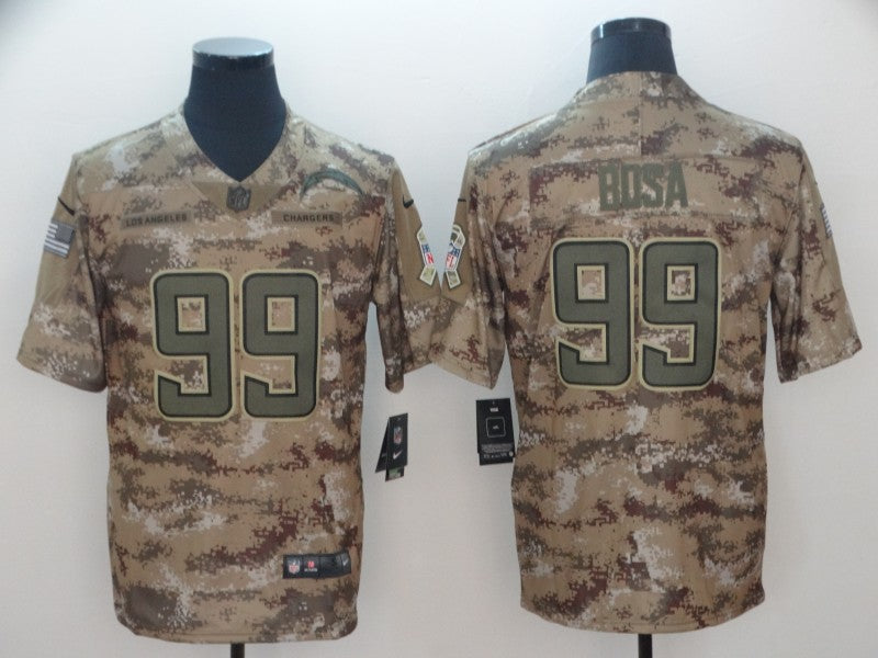 Men’s Los Angeles Chargers Joey Bosa #99 Camouflage Jersey