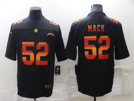 Men’s Los Angeles Chargers Khalil Mack #52 Black Alternate Jersey