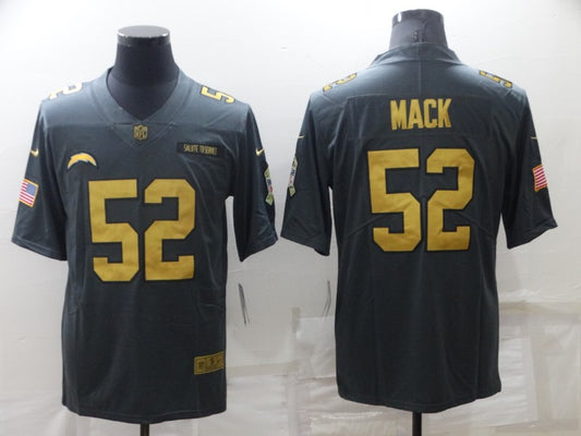 Men’s Los Angeles Chargers Khalil Mack #52 Black Jersey