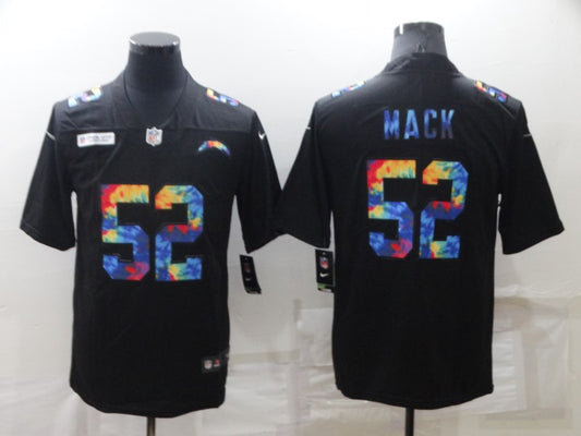 Men’s Los Angeles Chargers Khalil Mack #52 Black Jersey
