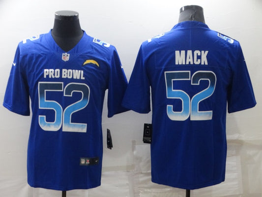 Men’s Los Angeles Chargers Khalil Mack #52 Blue ALL STAR Jersey