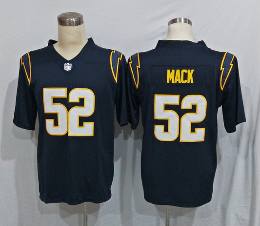 Men’s Los Angeles Chargers Khalil Mack #52 Navy Alternate Jersey