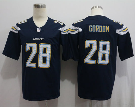 Men’s Los Angeles Chargers Melvin Gordon III #28 Navy Jersey