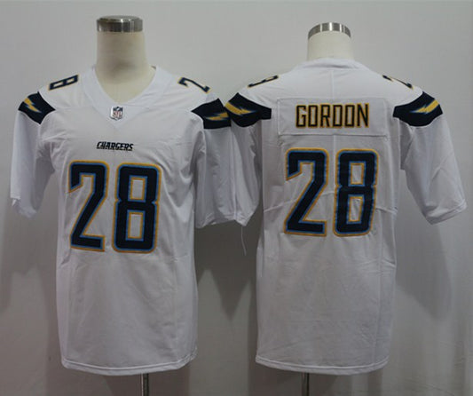 Men’s Los Angeles Chargers Melvin Gordon III #28 White Jersey