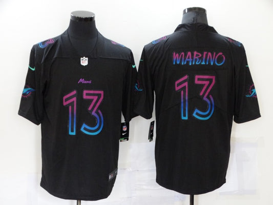 Men’s Miami Dolphins Dan Marino #13 Black City Edition Jersey