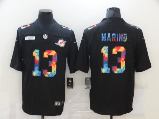 Men’s Miami Dolphins Dan Marino #13 Black Jersey