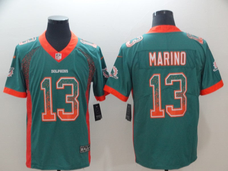 Men’s Miami Dolphins Dan Marino #13 Green Alternate Jersey