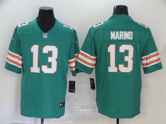 Men’s Miami Dolphins Dan Marino #13 Green Jersey