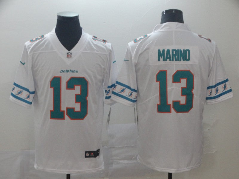 Men’s Miami Dolphins Dan Marino #13 White Jersey