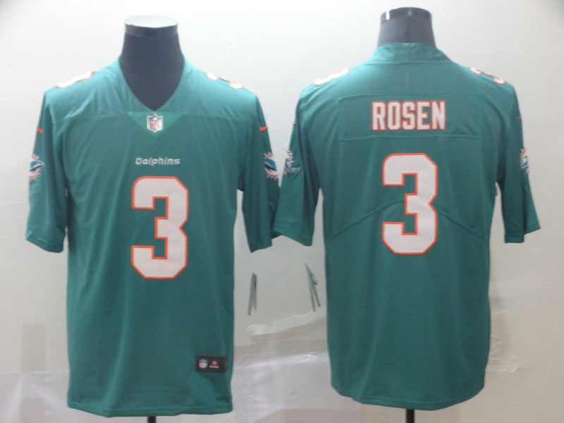 Men’s Miami Dolphins Josh Rosen #3 Green Jersey