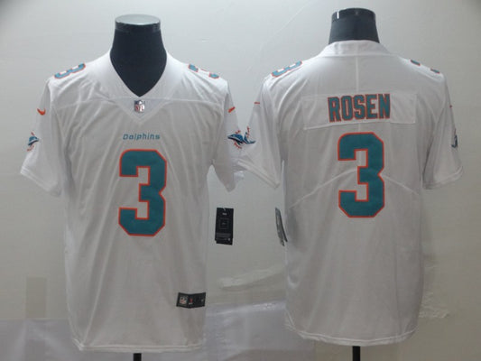 Men’s Miami Dolphins Josh Rosen #3 White Jersey