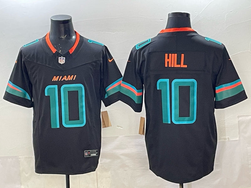 Men’s Miami Dolphins Tyreek Hill #10 Pitch Blue 2025 Rivalries Collection Limited Jersey