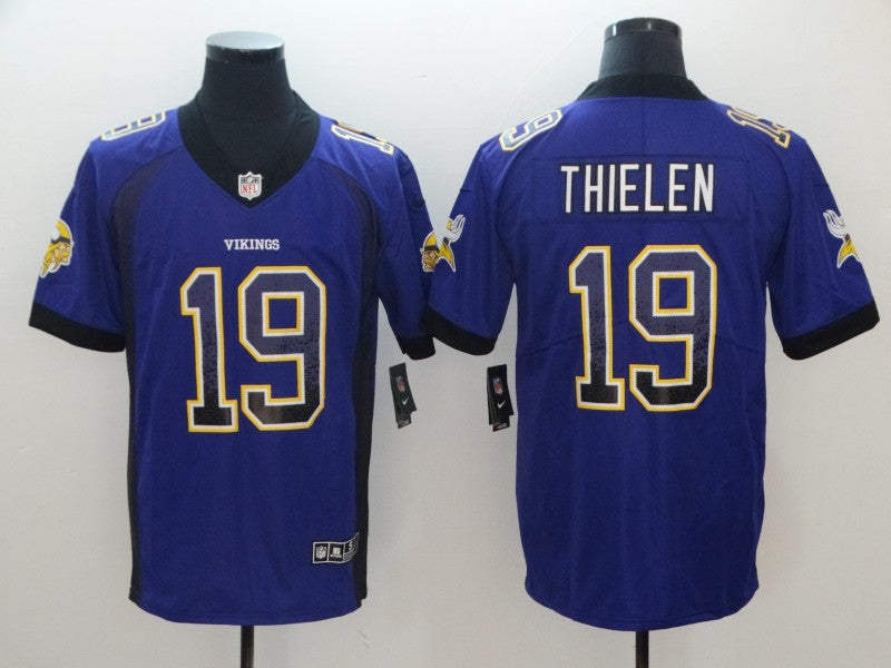 Men’s Minnesota Vikings Adam Thielen #19 Purple Jersey