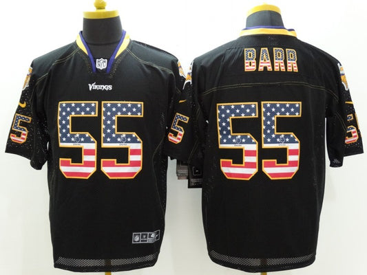 Men’s Minnesota Vikings Anthony Barr #55 Black Jersey