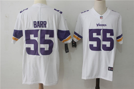 Men’s Minnesota Vikings Anthony Barr #55 White Jersey