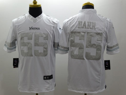 Men’s Minnesota Vikings Anthony Barr #55 White Jersey