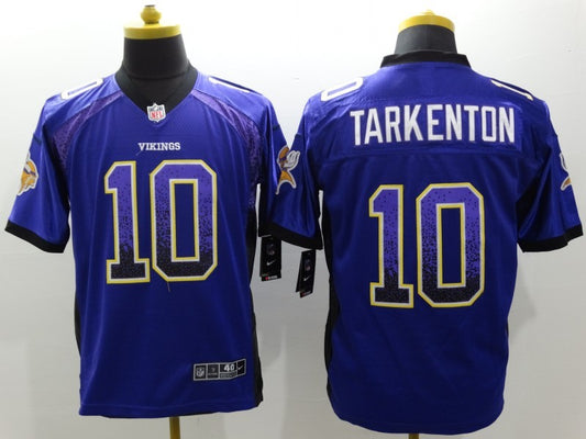 Men’s Minnesota Vikings Fran Tarkenton #10 Purple Jersey